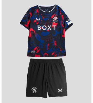 Rangers Tercera Equipación Niños 2024-25 Manga Corta (+ Pantalones cortos)